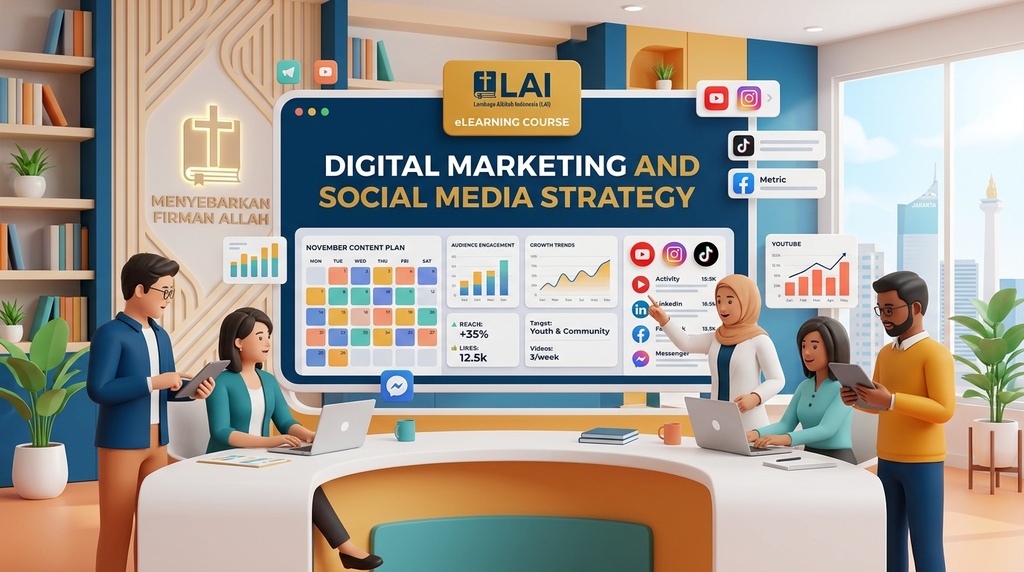 Click, Bagikan, Berdampak: Fondasi Pemasaran Digital & Strategi Media Sosial Terpadu LAI